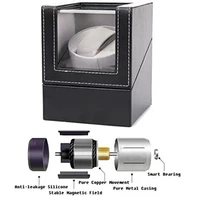 automatic single watch winder leather electric winding watch box 121316cm
