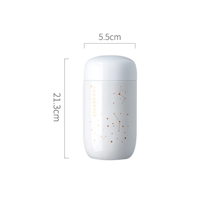 

Thermos Bottle Starry Sky Mini Small Capacity 304 Stainless Steel Vacuum Flask Water BottleThermo Bottles Leakproof Coffee Mug