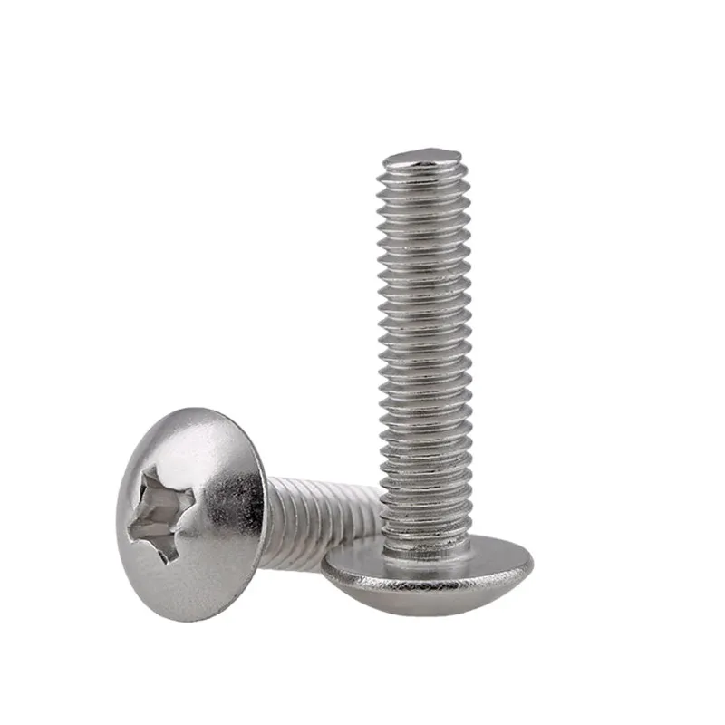 [M2 M2.5 M3 M4 M5 M6 ] 304 Stainless Steel Crosss Recessed Mushroom Screws Truss screw Phillips Bolts JISB1111T | Обустройство дома