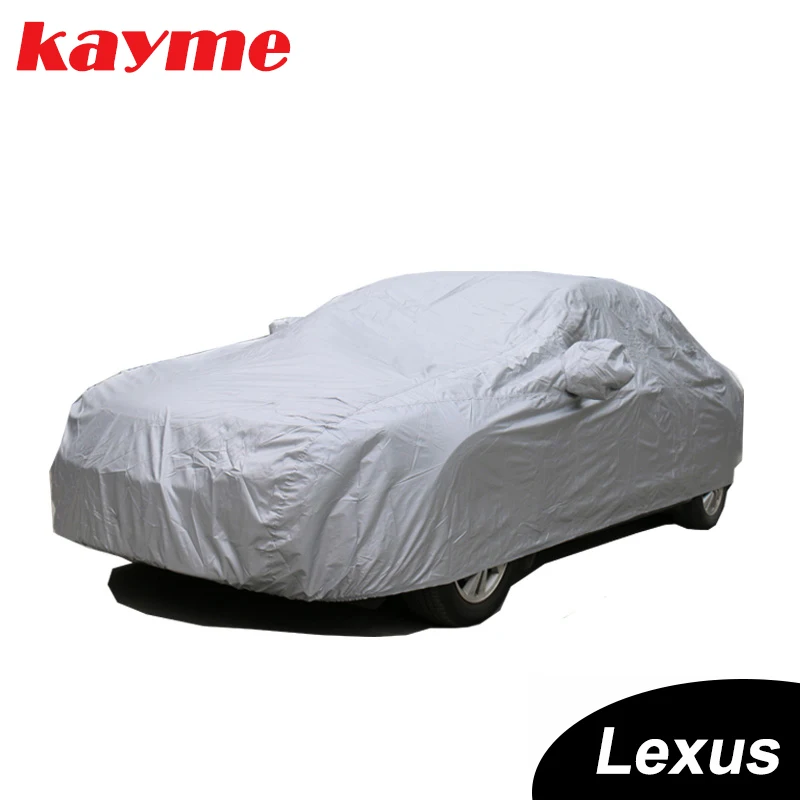 

Kayme dustproof Full Car Covers 170T polyester universal Indoor Outdoor Suv UV Snow Resistant Protection Cover for Lexus