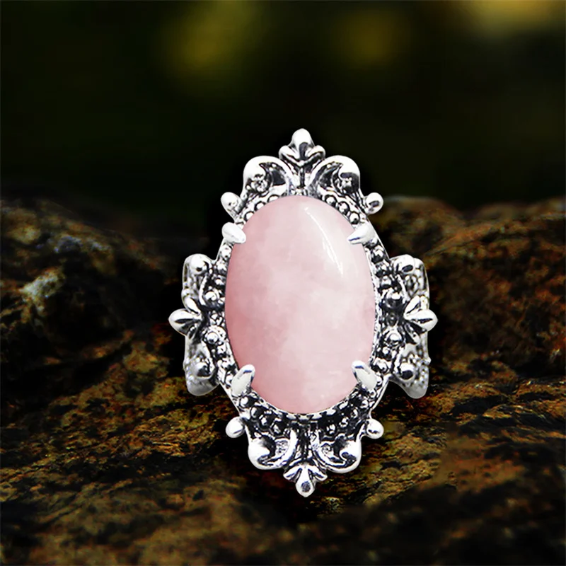 Кольца Из Натурального кварца с лазуритом для женщин антикварное кольцо из