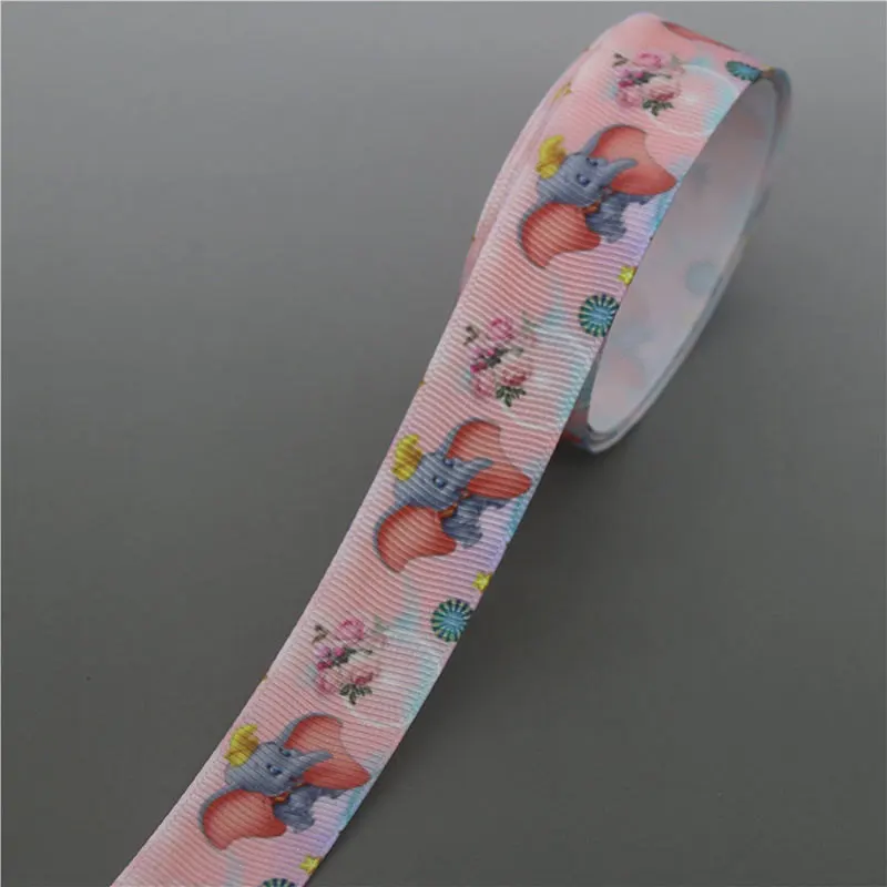 10137 DHK 10 ярдов слон животные напечатанный Grosgrain ленточный аксессуар Hairbow головные уборы украшение «сделай сам» оптом OEM B1857 - Цвет: 10137