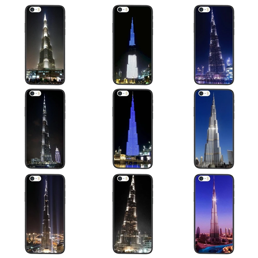 Мягкие строительные Чехлы для Xiaomi Redmi 9 9A 9C 8A Pro Max Redmi 9 9A K40 Pro Plus Dubai Burj Khalifa