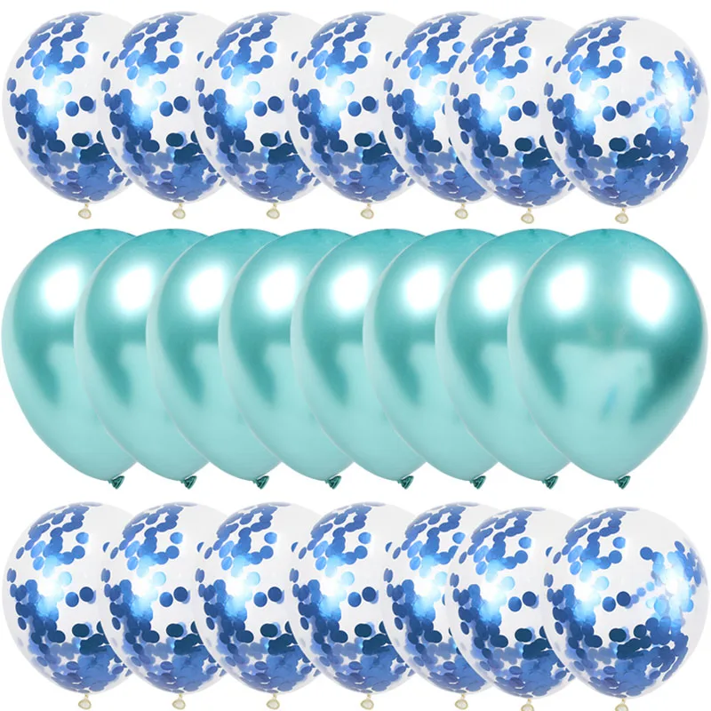 Конфетти и латексные шары деко день рождения баллон гелий День Рождения