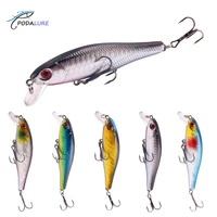abs plastic artificial hard minnow fishing lures tackle 8 6cm9 3g