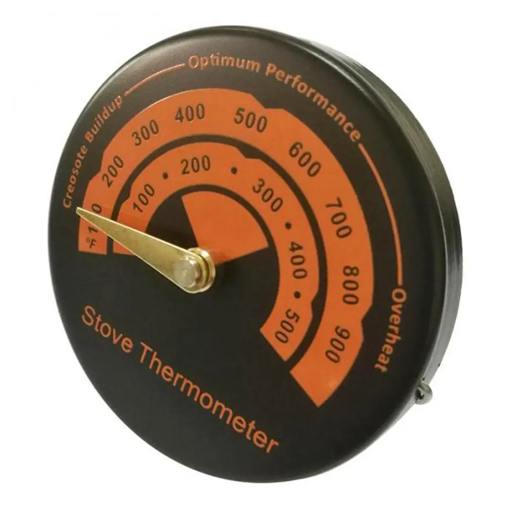 

New Magnetic Wood Stove Pipe Oven Environmental Friendly Fireplace Thermometer with Sensitivity Probe Home Tool