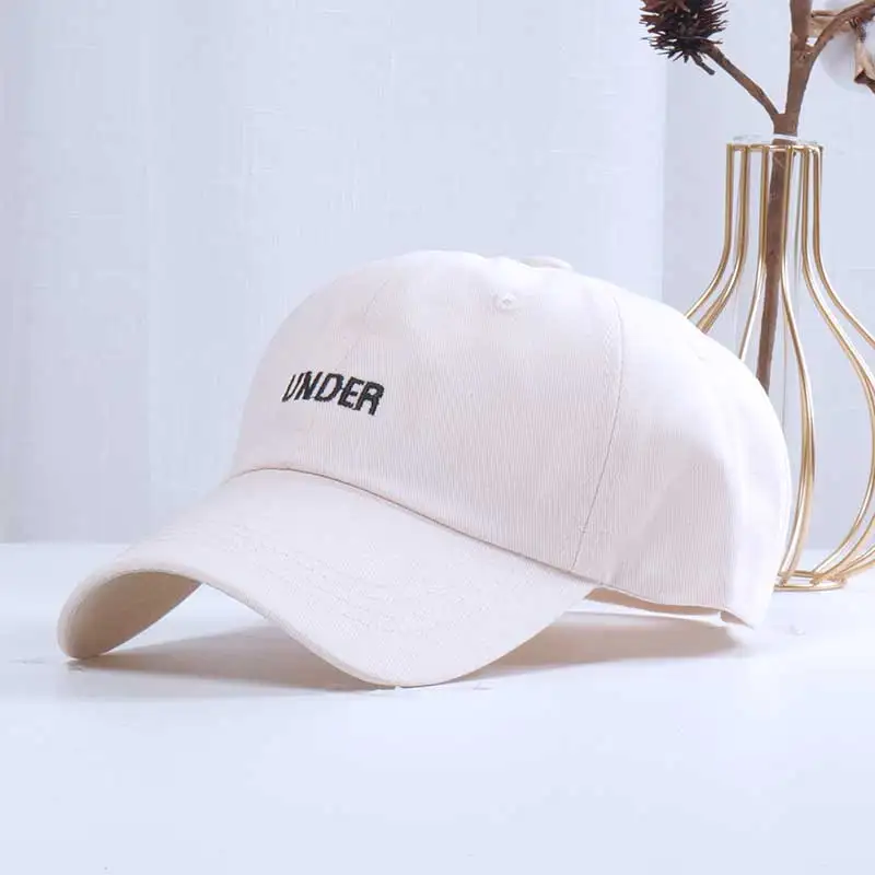 Модная хлопковая бейсболка простая Женская Повседневная Нейтральная