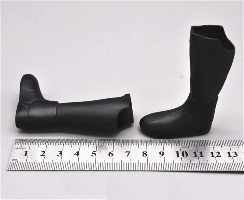 

For Sale 1/6th RAH Trend Black Mecha Boots Hollow Leggings Shoes Can Be Separated Model For 12 inch Body Action Collection