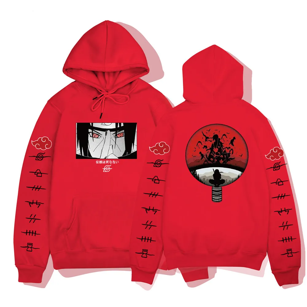 Новинка 2022 толстовка с капюшоном рисунком аниме японская кофта Uzumaki Akatsuki Sakura Kakashi