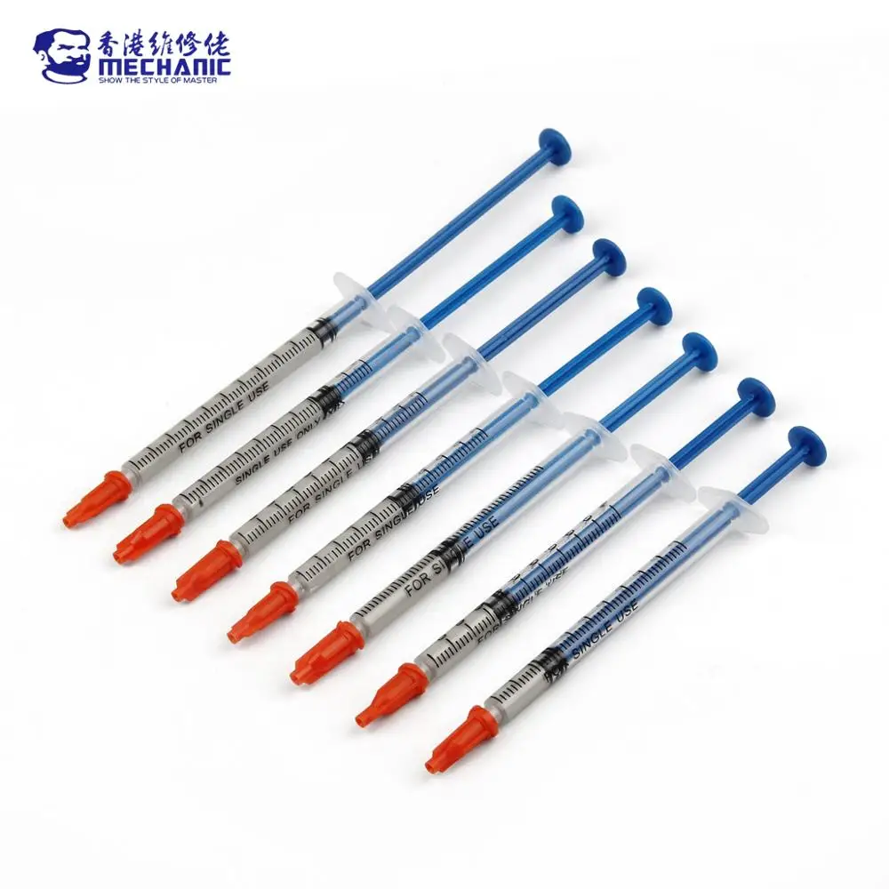 

MECHANIC Conductive Adhesive Glue Silver for PCB Rubber Repair Conduction Paint Connectors Board Paste 0.2/1ML Wire Electrically