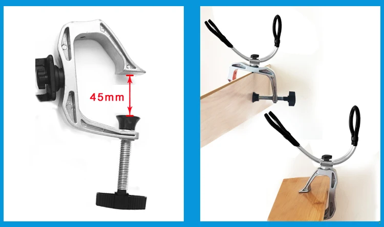 

2PCS Fishing Rod tacks Holders Adjustable Removable 360 degree Kayak Boat Support Pole stand Bracket