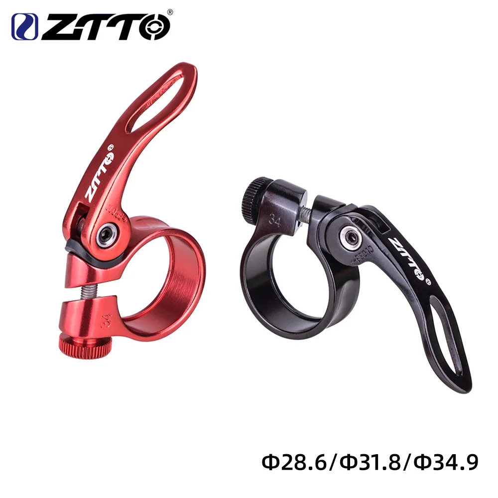 

ZTTO 28.6/31.8/34.9mm Aluminium Alloy MTB Road Bicycle Seatpost Clamp Bike Cycling Seat Post Tube Clip Bike Parts