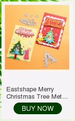 Eastshape Санта Клаус рождественские штампы металлические Вырубные штампы новые для изготовления открыток Скрапбукинг тиснение вырезания трафарет ремесленные штампы