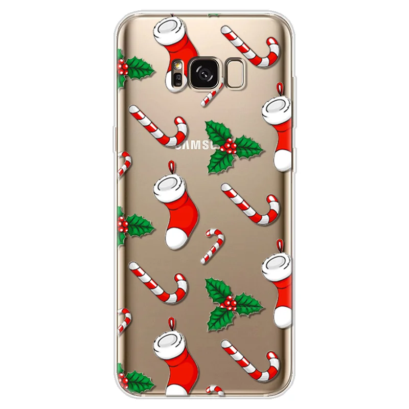Рождественский подарок бант из ленты TPU с изображением для samsung Galaxy J3 J5 J6 J7 Prime S8 S9 S10 плюс A5 A7 A8 Примечание 8 9 A50 A70 мягкий чехол - Цвет: sd-duoJ