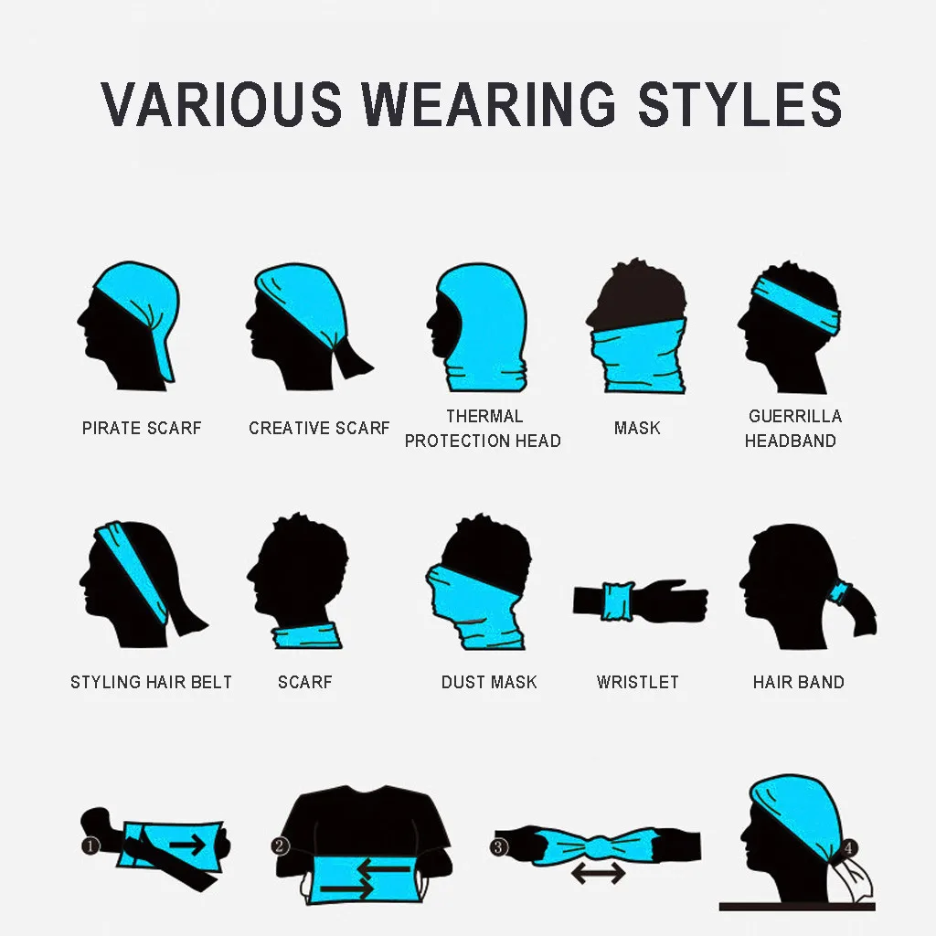 В наличии шарф сетка полиэстер повязка для головы Защита от солнца на открытом