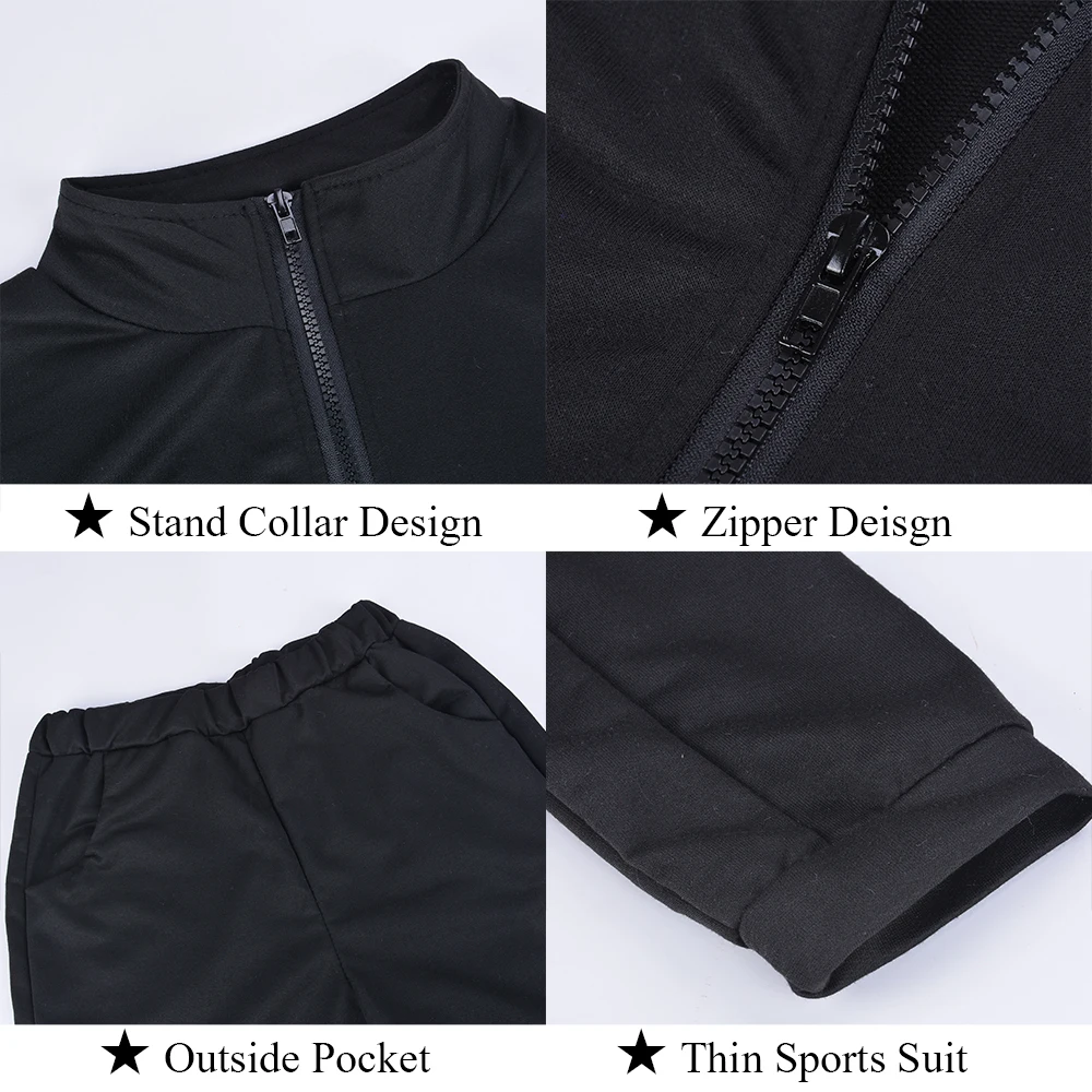 Женский модный однотонный спортивный костюм спортивные толстовки с длинными