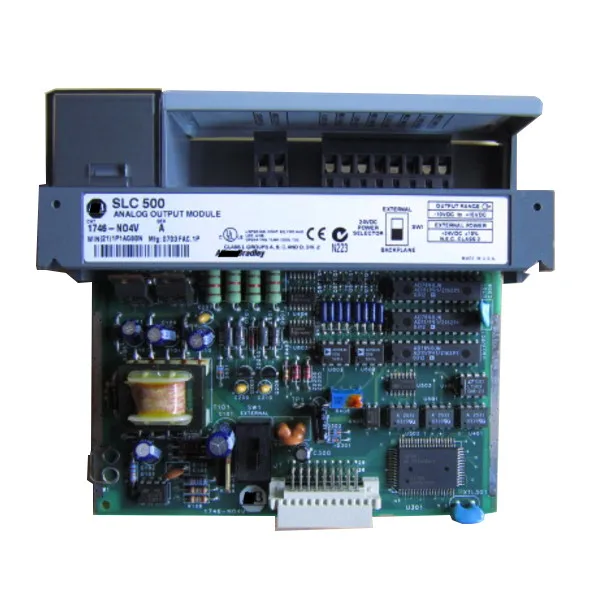 

Новый оригинальный 1746-NO4V PLC 55ma 4 Количество выходных аналоговых модулей