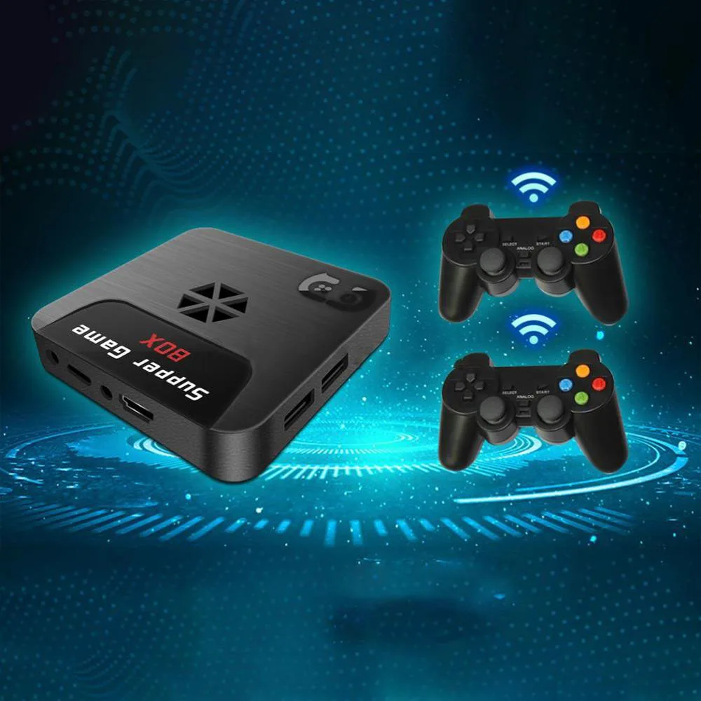 Игровая приставка X5 с 2 контроллерами 9163 встроенных игр | Электроника