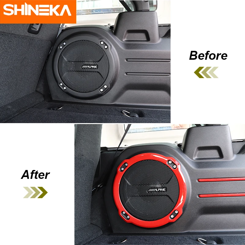 Хромированный Стайлинг SHINEKA для Jeep Wrangler JL 2018 + покрытие багажника автомобиля