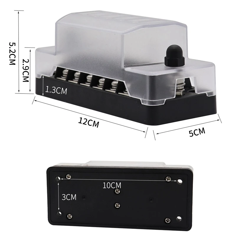 6 независимых замыканий блок предохранителей с отрицательной Шиной ATC/ATO полосный