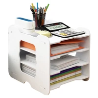 new office worker desktop file holder a4 multi layer storage rack waterproof environmental protection storage box