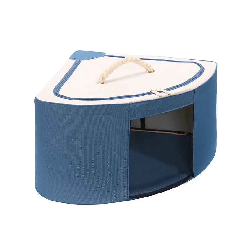 

Storage box Bold steel frame storage box Waterproof Oxford cloth corner storage box Folding storage box storage organizer
