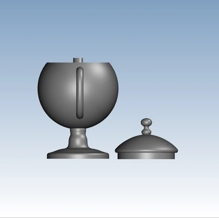 

Teapot Custom order highqualityhighprecision digital models 3D printing service Artistic things ST2564