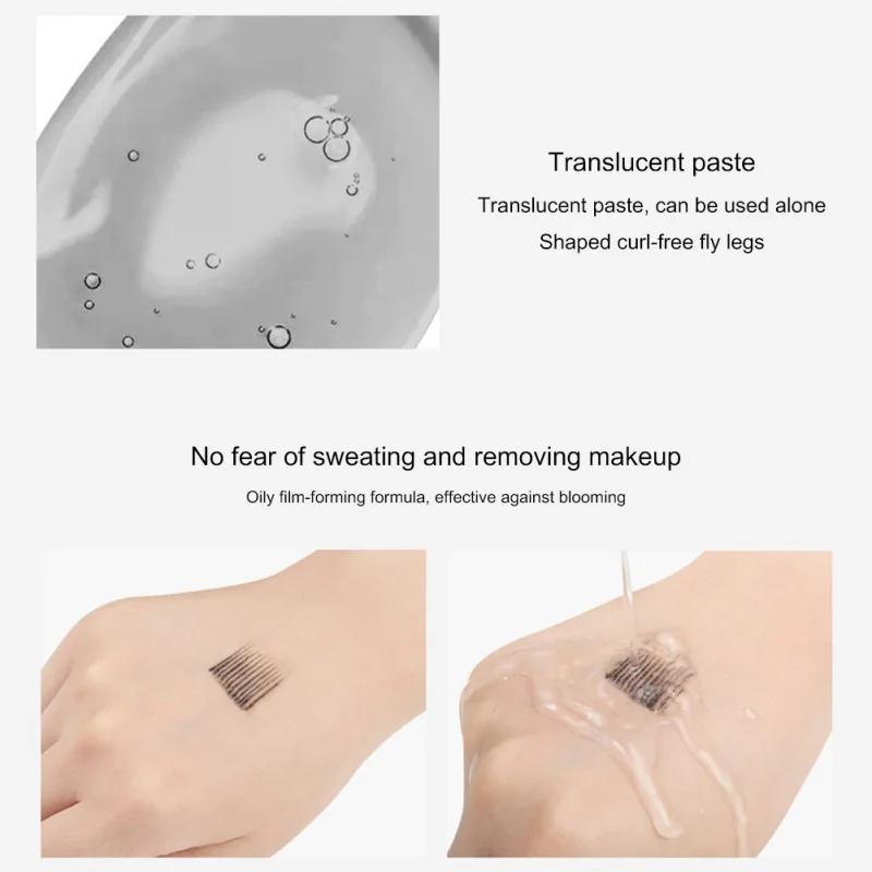 Тушь для ресниц верхнее пальто водонепроницаемая Питательная грунтовка завивки