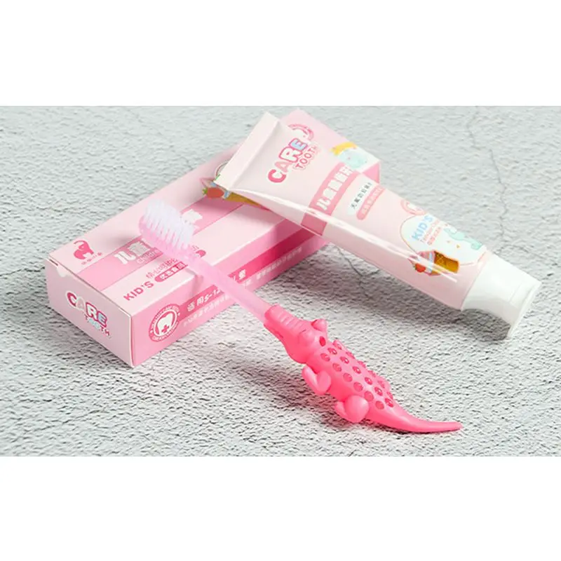

4pcs/lot Kids Cartoon Crocodile Toothbrush Children Soft Bristle Tooth Mouth Clean Oral Care Whosale&Dropship