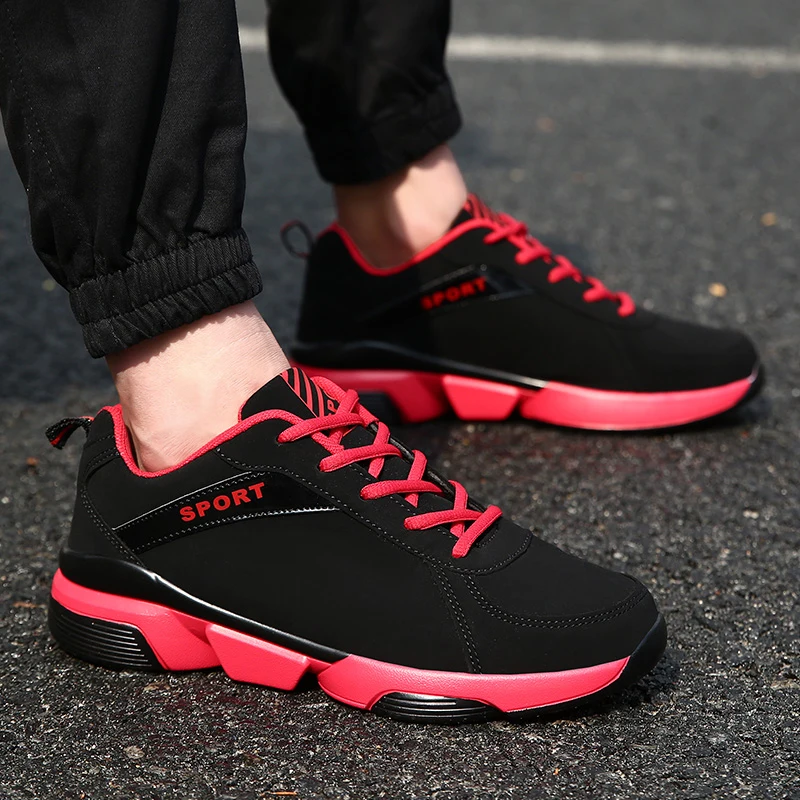 Мужские повседневные кроссовки на шнуровке легкие удобные дышащие спортивные