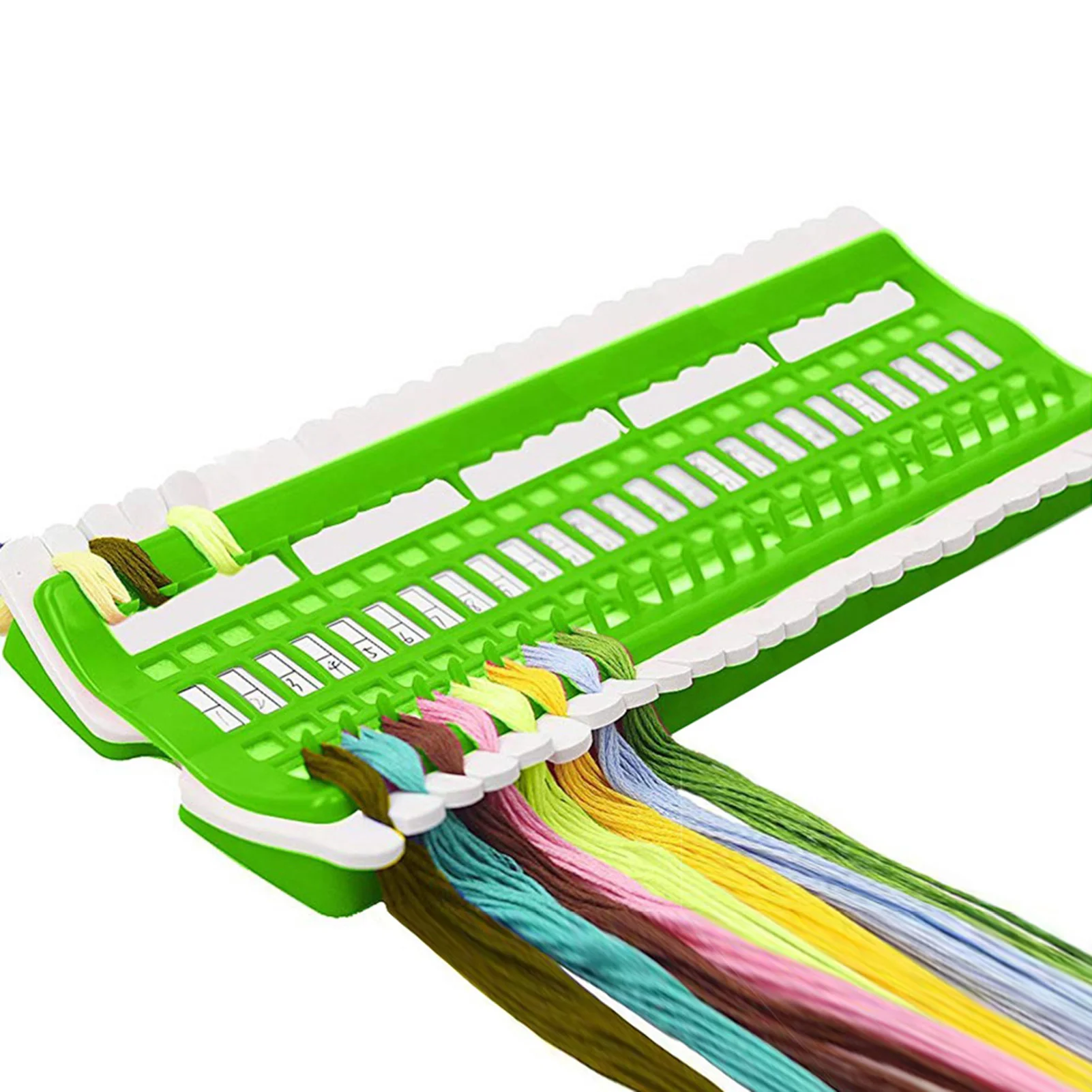 

Cross Stitch Thread Organizer 50 Positions Thread Holder Row Line Tool Sewing Accessories 50-hole Cable Holder Thread Organizer
