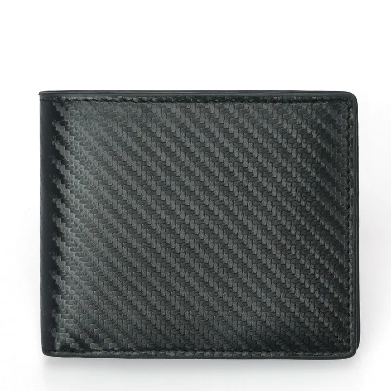 Мужской тонкий передний карман бумажник 2 ID Окно карты чехол с RFID