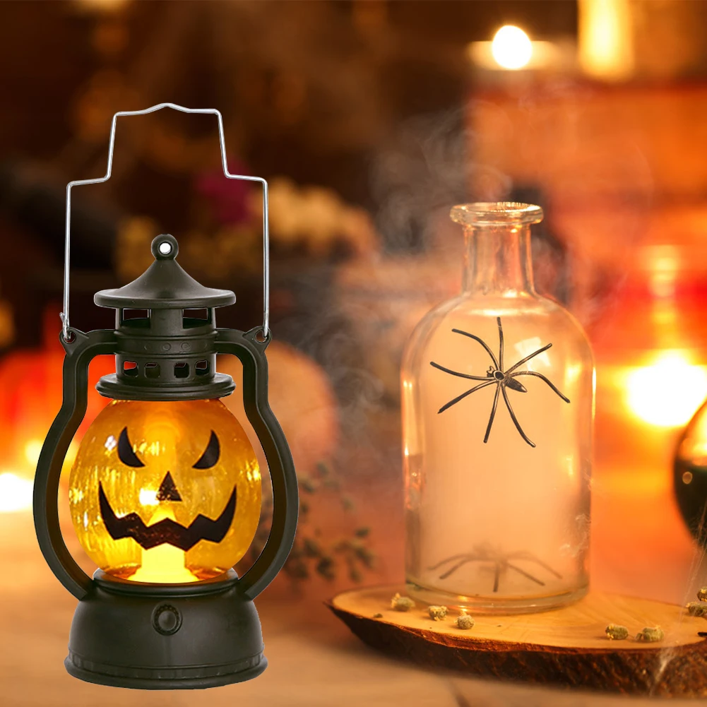 Светодиодный фонарь в виде тыквы черепа пони украшение на Хэллоуин креативный