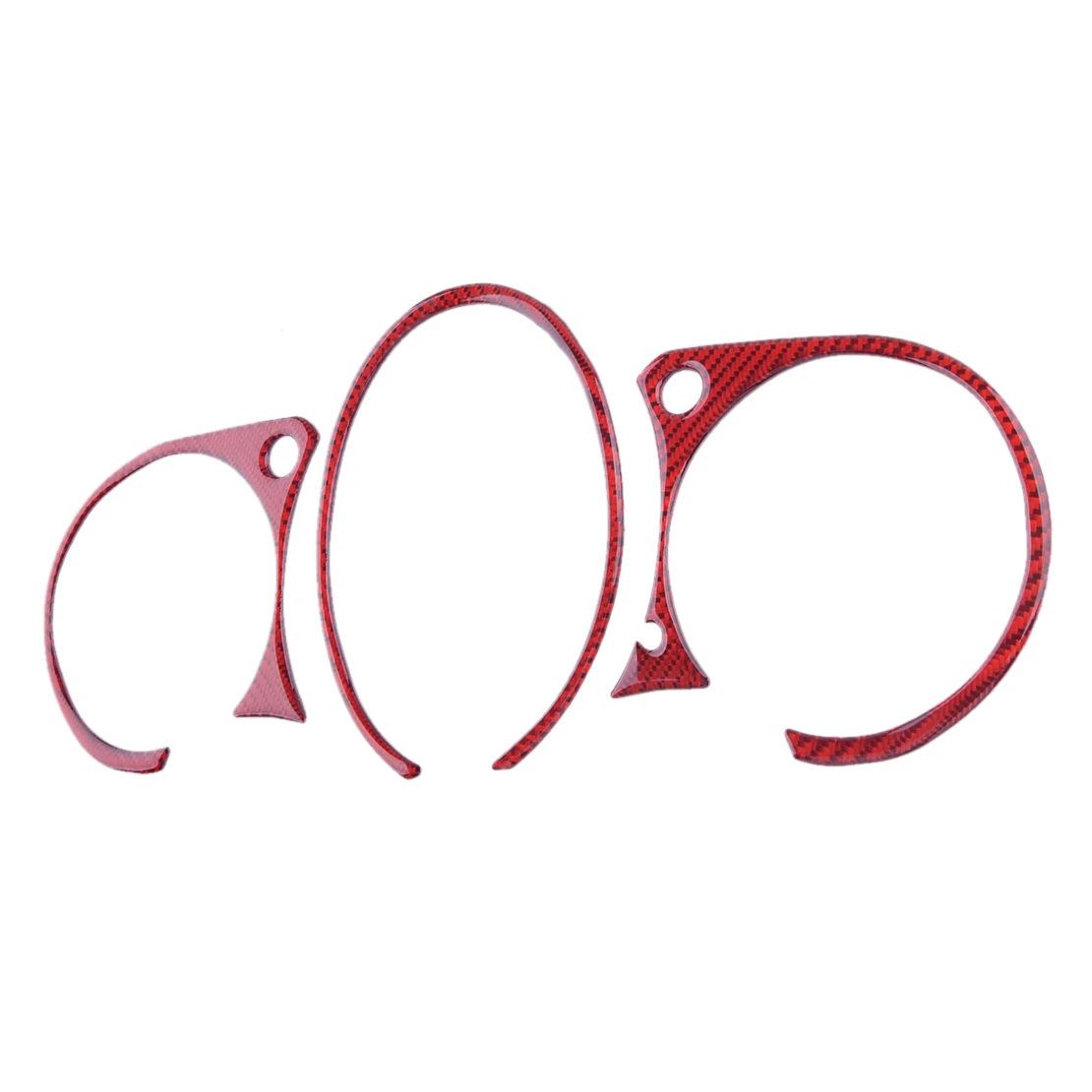 

1 комплект автомобиль красный углеродного волокна приборной панели, Панель планки Чехлы подходят для Nissan 370Z 2020-2014 2013 2012 2011 2010 2009 LHD