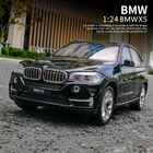 Коллекционная модель автомобиля BMW X5 SUV из сплава, модель игрушечного автомобиля с литыми линиями, коллекционная металлическая модель автомобиля, игрушка для мальчиков с высокой симуляцией, подарок для детей, 124
