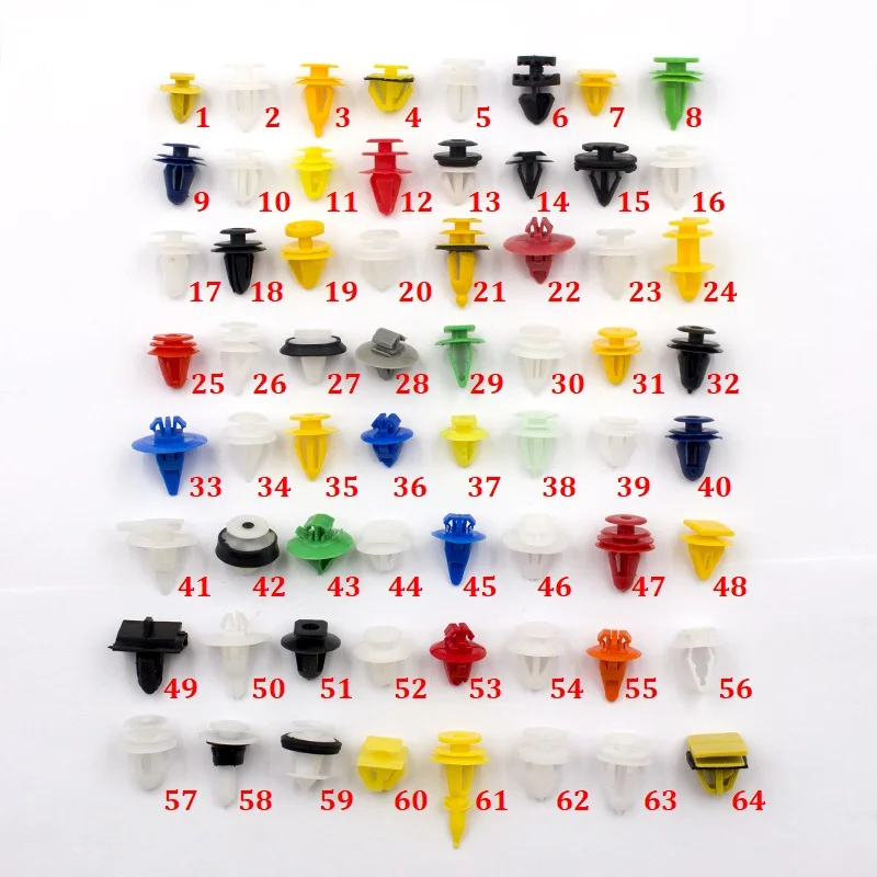 Универсальный зажим карты двери автомобиля для крепления облицовки панели обшивки автомобиля внутренней отделки.