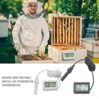 Пчеловодство пчелиный улей Мини Удобный цифровой LCD гигрометр термометр с Сенсор мониторинга Дисплей датчик влажности