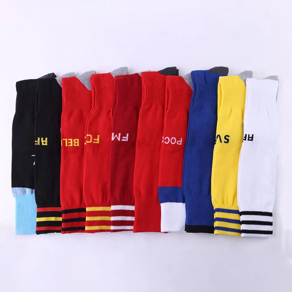 1 пара спортивных носков леггинсы до колена чулки футбольные бейсбольные гольфы