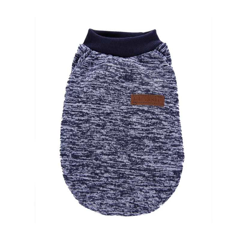 dark gray Одежда для собак для маленьких собак, свитер для кошек, Одежда для питомцев, кошек, чихуахуа, теплая одежда для собак, свитер для осени и зимы - Цвет: dark gray