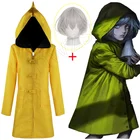 Костюм для косплея игра маленький ночные кошмары, 2-6 дюймов, пальто, наряд, Униформа, парик, костюм на Хэллоуин, карнавал, Детский костюм для взрослых, костюм для вечеринки
