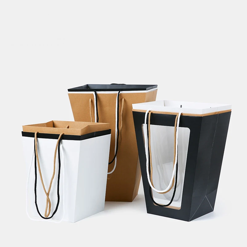 5 шт. трапециевидный пакет из крафт-бумаги | Дом и сад