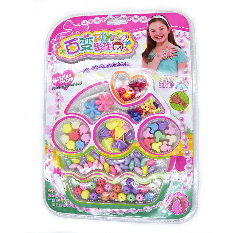 

Детские креативные бусины «сделай сам», игрушки для девочек ручной работы, искусство, творчество, обучающие игрушки для подарков, подарки GYH