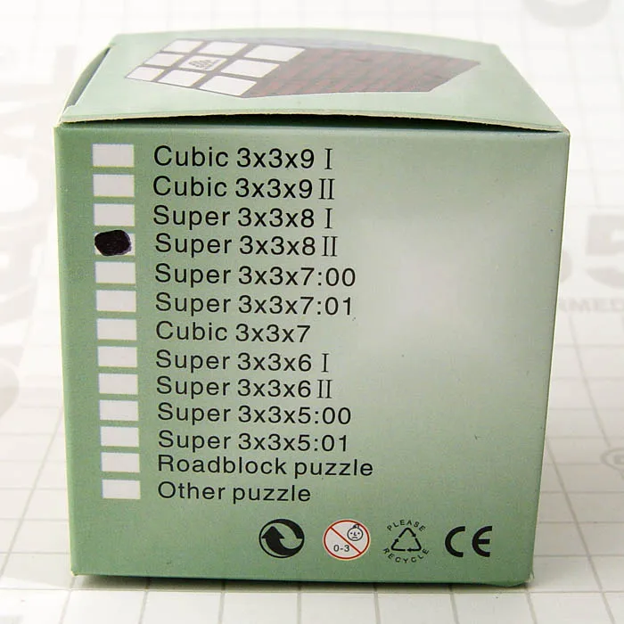 WitEden супер 3x3x8 черный кубический 3x3x7 супер 3x3x7 Белый Волшебный куб головоломка профессиональные Развивающие игрушки для детей