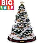 3D наклейки, Рождественская елка, снеговик, стеклянная паста, дверь, окно, венок, наклейка, Рождественское украшение для дома, обои с кристаллами