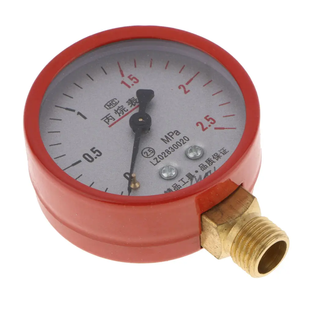 1Pcs Oxygen Pressure Reducer Flowmeter Gas Gauges 0-2.5Mpa/0-25Mpa New | Valves &amp Parts
