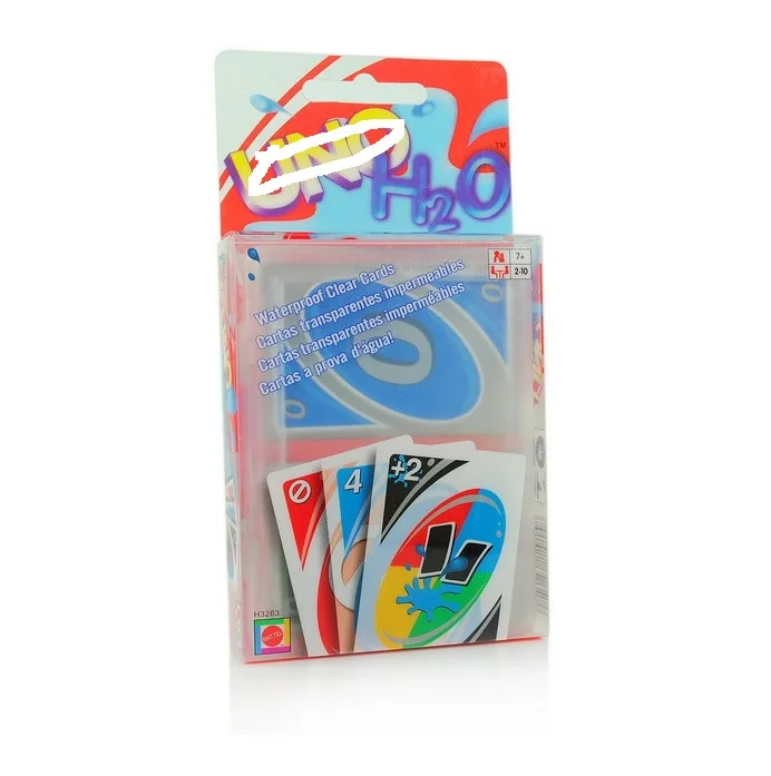 Прозрачные Кристальные пластиковые UNO водонепроницаемые карты для покера