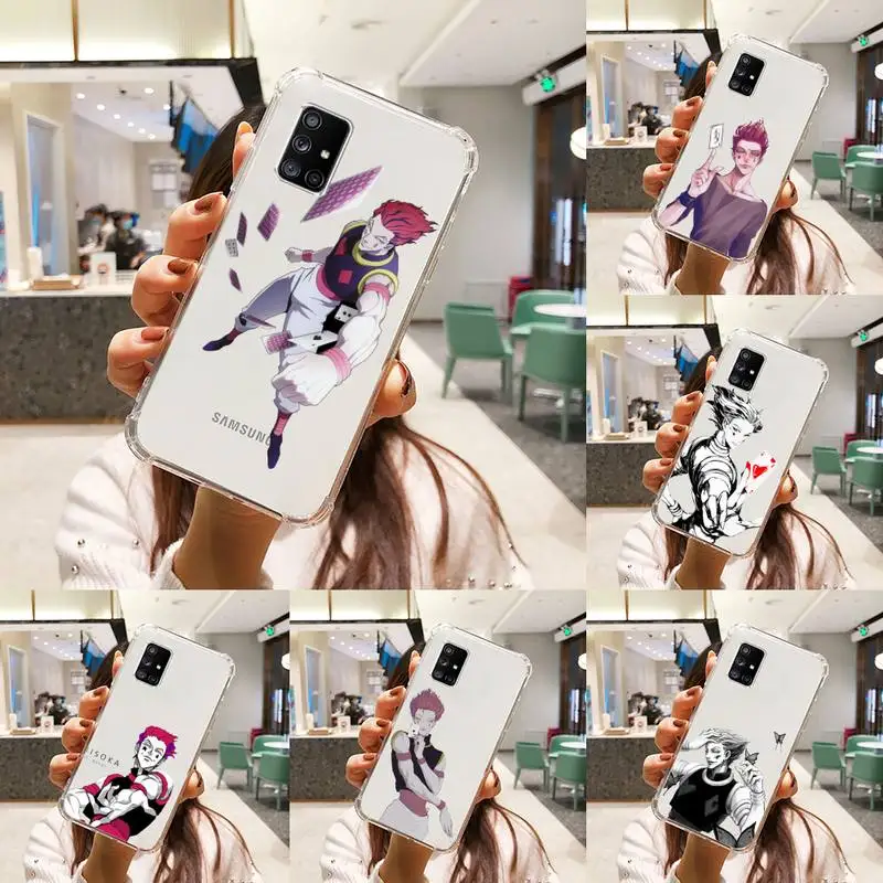 

japan hunter x hunter Anime Comics Phone Case Transparent For Samsung S 10 9 20 11 7 8 21 6 P Edge PLUS ULTRA 4G 5G