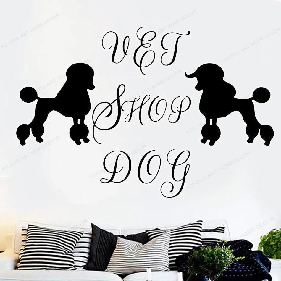 

Dog Grooming Wall Decal Pet Grooming Salon Viny wall l Sticker Pet Shop wall decor window removable art muralHJ765