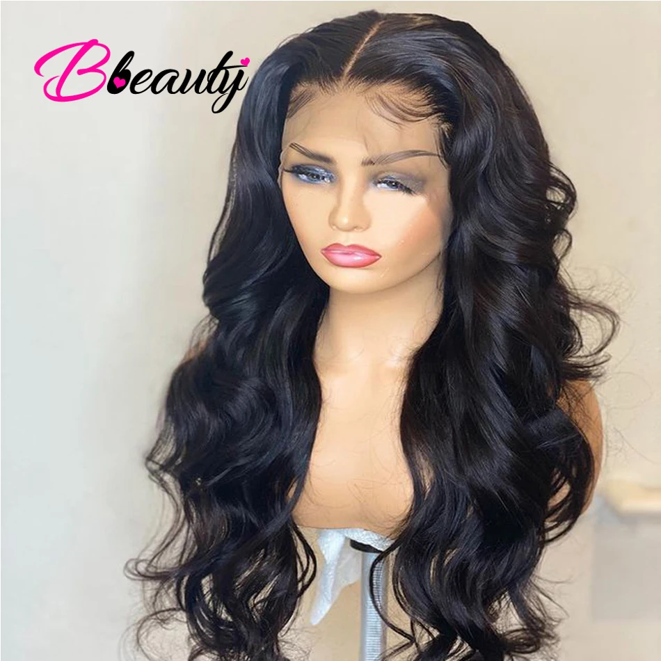 Волосы Bbeauty 13x4 парики из человеческих волос на сетке спереди перуанские