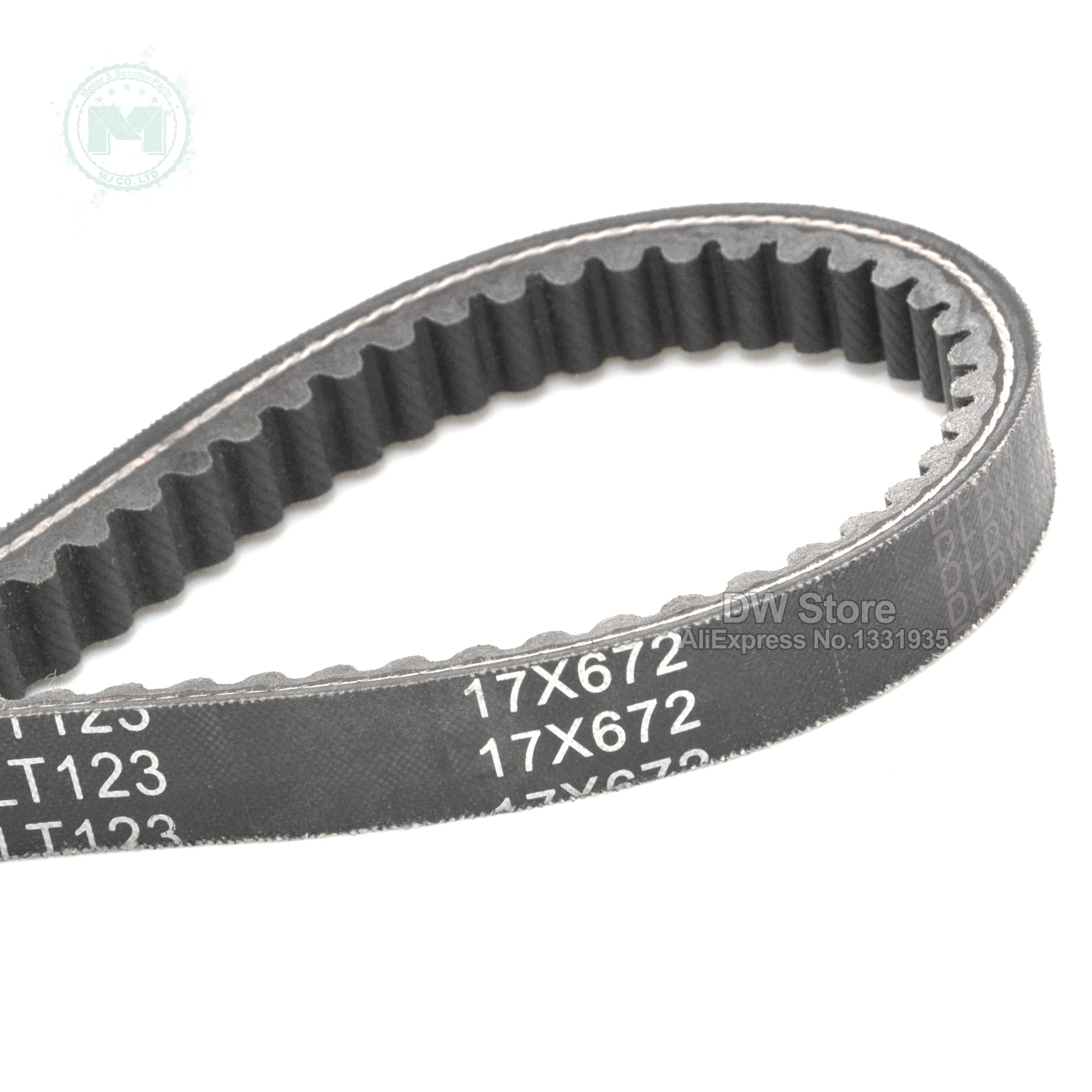 LT123 672 17 Мотоцикл Скутер мопед высокое качество резиновый приводной ремень |